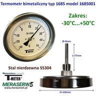 TIENOVÝ BIMETALICKÝ TEPLOMER -30 / + 50 1685001