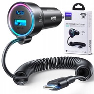RÝCHLA NABÍJAČKA DO AUTA JOYROOM USB/USB C 55W RÝCHLA NABÍJAČKA DO AUTA JOYROOM USB/USB C 55W