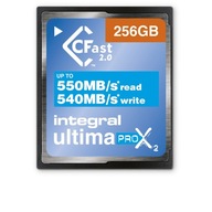 INTEGRAL UltimaPro X2 CFast 2.0 550/540 MB 256 GB INTEGRAL UltimaPro X2 CFast 2.0 550/540 MB 256 GB