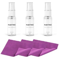 3x Hayne LENS CLEANER + 3x handrička 15x18 cm (fialová) 3x Hayne LENS CLEANER + 3x handrička 15x18 cm (fialová)