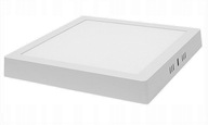 Prisadený LED stropný panel, štvorcový, biely, 18W Prisadený LED stropný panel, štvorcový, biely, 18W