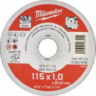 Kotúč na kov 115 mm x 1 mm Milwaukee Contractor