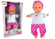 Bábika pre bábiku ružové bodkované pyžamo 30cm