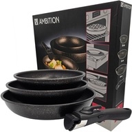 AMBITION GOLD panvica SET rukoväť INDUKCIA 4ks AMBITION GOLD panvica SET rukoväť INDUKCIA 4ks