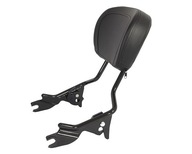 čierna opierka spolujazdca sissy bar Harley Touring