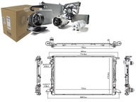 Chladič motora VODA AUDI A4 ALLROAD B9 A4 B9 A5 A6 C8 A7 Q5 Q7 VW Chladič motora VODA AUDI A4 ALLROAD B9 A4 B9 A5 A6 C8 A7 Q5 Q7 VW