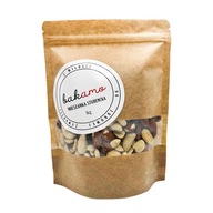 Študentská zmes, sušené ovocie, orechy, 1kg Bakamo Študentská zmes, sušené ovocie, orechy, 1kg Bakamo