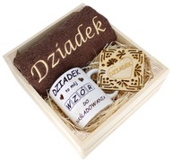 SKVELÝ DARČEK PRE DEDKA UTERÁK + KRABIČKA NA HRNKY SKVELÝ DARČEK PRE DEDKA UTERÁK + KRABIČKA NA HRNKY