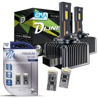 Retrofit D1S LED Plug&Play 6000K 20000lm + W5W
