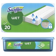 Náplne do mopu na vlhčené obrúsky SWIFFER 20 kusov Náplne do mopu na vlhčené obrúsky SWIFFER 20 kusov