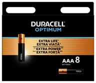8x AAA LR3 DURACELL OPTIMUM 8 ks 8x AAA LR3 DURACELL OPTIMUM 8 ks