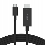 BELKIN USB-C – KÁBEL HDMI 2.1, M/M, 2M, ČIERNA