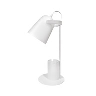 Nastaviteľná lampa na školskú lavicu, biela, E27 držiak na LED Nastaviteľná lampa na školskú lavicu, biela, E27 držiak na LED
