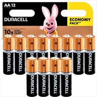 12x ORIGINÁLNE ALKALICKÉ BATÉRIE DURACELL R6 AA 10 rokov platnosti 12x ORIGINÁLNE ALKALICKÉ BATÉRIE DURACELL R6 AA 10 rokov platnosti
