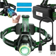 NABÍJACIA SNÍMAČ HLAVOVÉHO SVETLA 2X BATÉRIA USB KÁBEL NABÍJACIA SNÍMAČ HLAVOVÉHO SVETLA 2X BATÉRIA USB KÁBEL