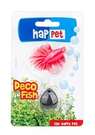 Happet dekorácia bojovná ryba 015C červená 5 cm Happet dekorácia bojovná ryba 015C červená 5 cm