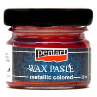 Vosková pasta 20 ml Red Metallic Pentart Vosková pasta 20 ml Red Metallic Pentart
