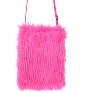 Kabelka Pink Neon Fur Bag 80's Disco Fur Carnval Ball Kabelka Pink Neon Fur Bag 80's Disco Fur Carnval Ball