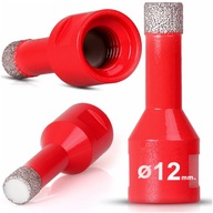 DIEROVACIA PÍLA NA keramiku 12 mm DIAMANTOVÝ VRTÁK NA glazúru ČIPKA M14 DIEROVACIA PÍLA NA keramiku 12 mm DIAMANTOVÝ VRTÁK NA glazúru ČIPKA M14