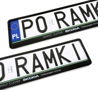 SKODA FABIA OCTAVIA KODIAQ SCALA KAMIQ RAPID rám ŠPZ SKODA FABIA OCTAVIA KODIAQ SCALA KAMIQ RAPID rám ŠPZ