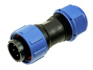 Zástrčka samec konektor 4 pin IP68 5A 500V Weipu Zástrčka samec konektor 4 pin IP68 5A 500V Weipu