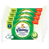 4x KLEENEX Skin Kind vlhčený toaletný papier 38 ks.