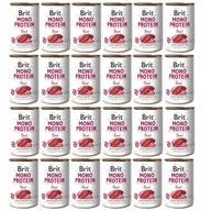 Brit Mono Protein Beef mokré krmivo pre psov 24x400g