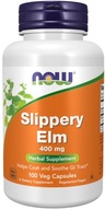 NOW Slippery Elm Elm Bark 400 mg CONSTIPATION 100 kapsúl