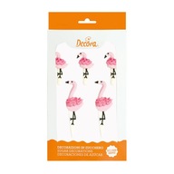 Cukrové ozdoby Decora plamienok, 5 ks. Cukrové ozdoby Decora plamienok, 5 ks.