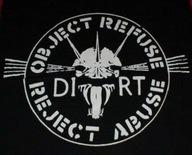 DIRT Object Refuse Reject veľký patch SCREEN punk DIRT Object Refuse Reject veľký patch SCREEN punk