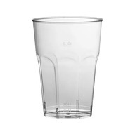 Jednorazové priehľadné plastové poháre 350 ml Jednorazové priehľadné plastové poháre 350 ml