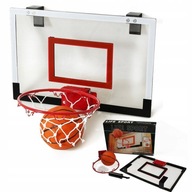 Basketbalový set - Veľká doska s košíkom na dvierkach, pumpa na loptičky MY1706