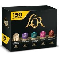 L'OR kapsuly zložené s Nespresso(r)* 150 ks L'OR kapsuly zložené s Nespresso(r)* 150 ks