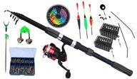 SET TELESKOPICKÝ RYBÁRSKY 2,7M POZEMNÝ PLÁVAJ SET TELESKOPICKÝ RYBÁRSKY 2,7M POZEMNÝ PLÁVAJ