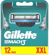 Gillette Mach3 náboje do žiletiek Gillette 12 ks.