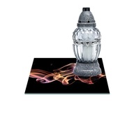 RADIÁTOR SKLENENÝ 35x35cm Ružový dymový 66g RADIÁTOR SKLENENÝ 35x35cm Ružový dymový 66g
