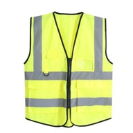Hi-vis bezpečnostná vesta s bleskovým zapínaním Hi-vis bezpečnostná vesta s bleskovým zapínaním