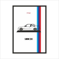 Obraz na stenu plagát na rám BMW M3 Mpower