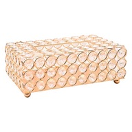 Luxusné kryštály Bling Crystal Tissue Box Krycie kamienky Luxusné kryštály Bling Crystal Tissue Box Krycie kamienky