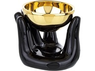 BLACK GOLD Keramický VOŇANÝ KRB na voskový olej - 10 x 12 x 10,5 cm BLACK GOLD Keramický VOŇANÝ KRB na voskový olej - 10 x 12 x 10,5 cm
