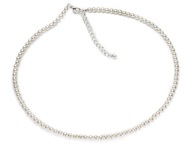 Ecru perlový náhrdelník pre dievčatá