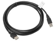 Lanberg kábel CA-USBE-10CC-0030-BK USB 2.0 Samec