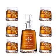 Whisky set s gravírovaním Ako darček