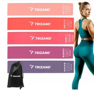 SET 5 PÁSOVÝCH FITNESS ODPOROVÝCH PÁSOV NA CVIČENIE SET 5 PÁSOVÝCH FITNESS ODPOROVÝCH PÁSOV NA CVIČENIE