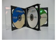 CD boxy x 6 štandardných čiernych, 5 kusov