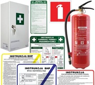 Sada BOZP pre firmy: lekárnička AS40 + 6kg hasiaci prístroj