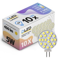 10x G4 LED žiarovka 12V DC 5W 450lm tanier 10x G4 LED žiarovka 12V DC 5W 450lm tanier