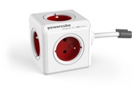 allocacoc PowerCube Extended rozdeľovač 3,0 m Červený allocacoc PowerCube Extended rozdeľovač 3,0 m Červený