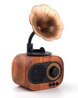 DREVENÝ BLUETOOTH REPRODUKTOR RETRO RÁDIO VINTAGE DREVENÝ BLUETOOTH REPRODUKTOR RETRO RÁDIO VINTAGE