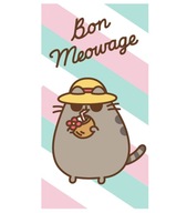 Rýchloschnúca plážová osuška mačička PUSHEEN 70x140 Rýchloschnúca plážová osuška mačička PUSHEEN 70x140